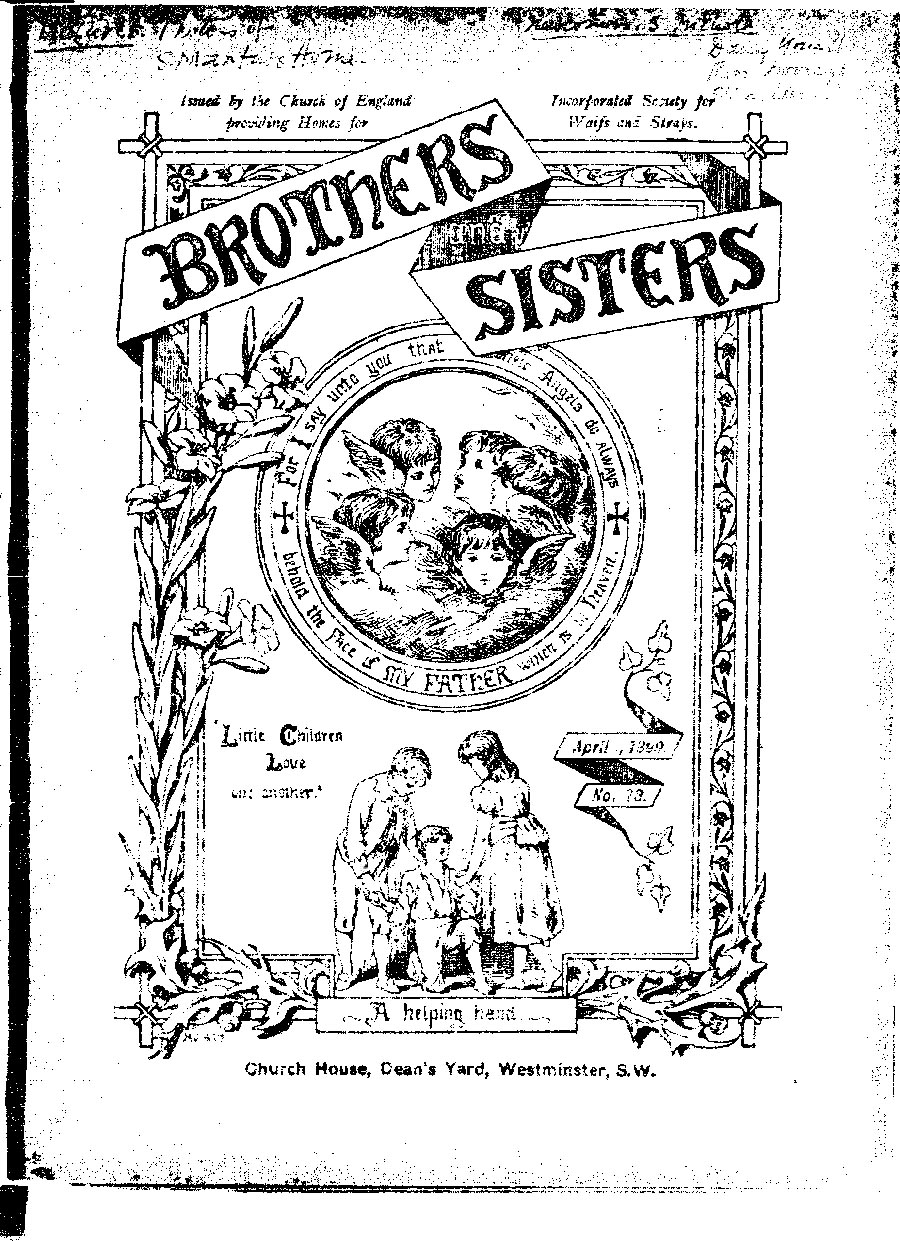 Brothers and Sisters April 1899 - page 1