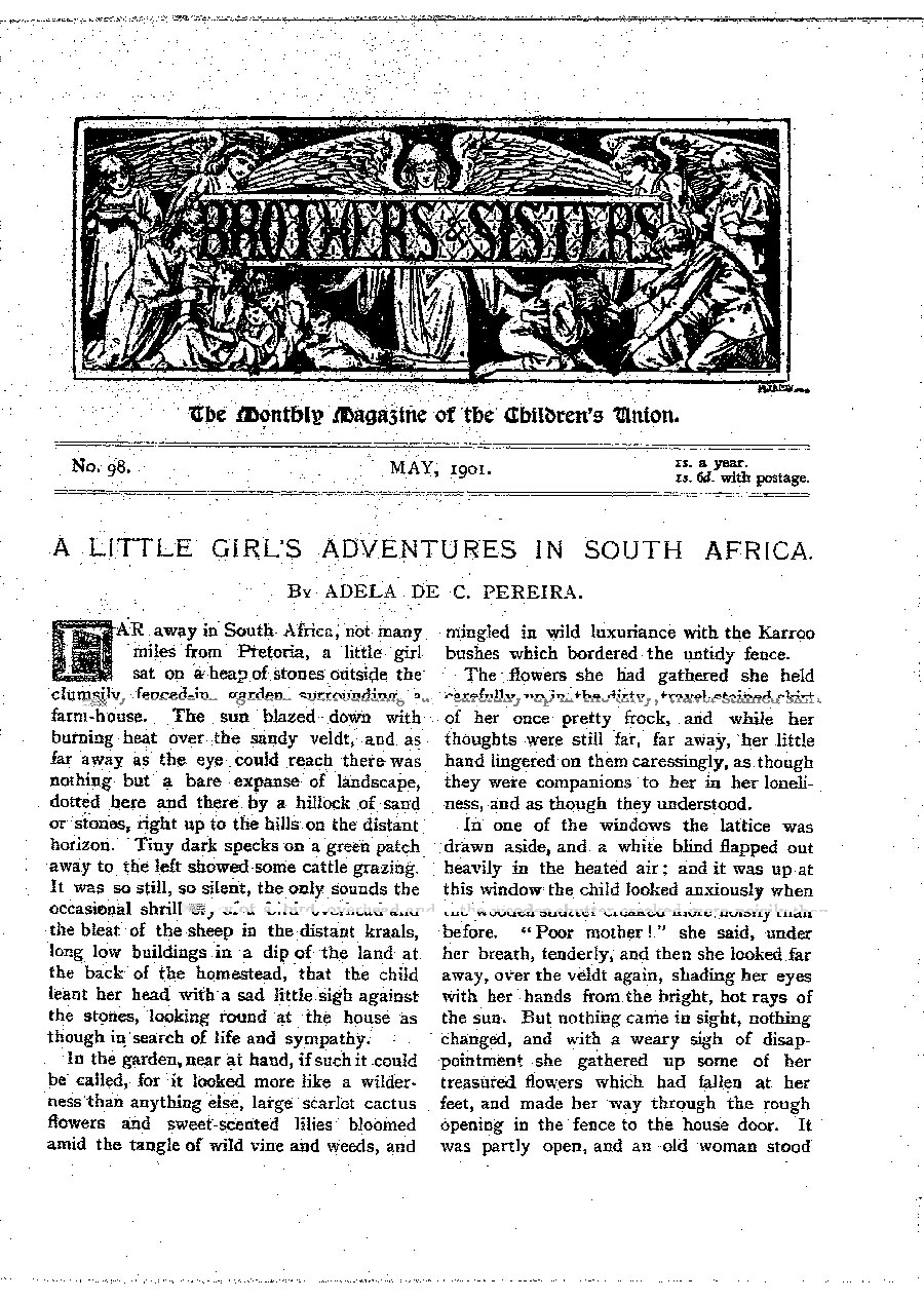 Brothers and Sisters May 1901 - page 1