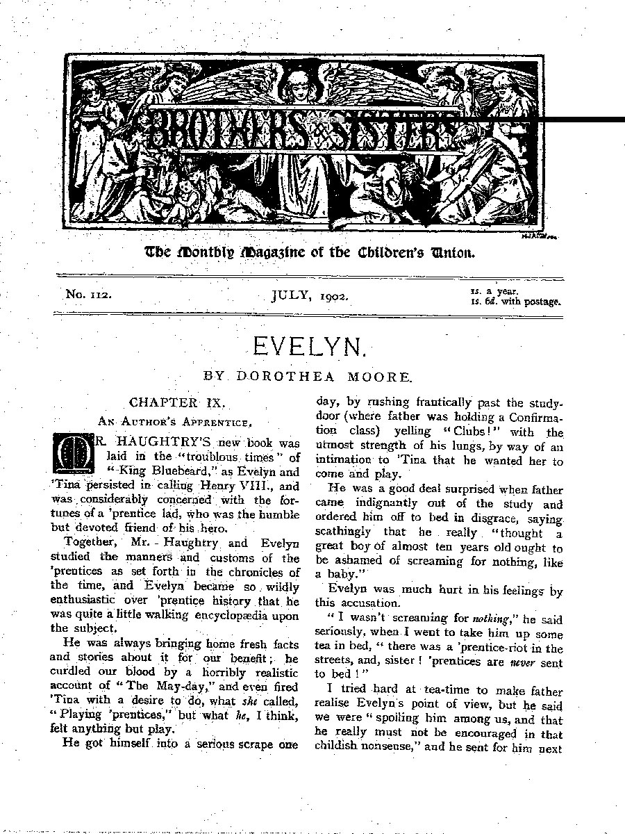 Brothers and Sisters July 1902 - page 1