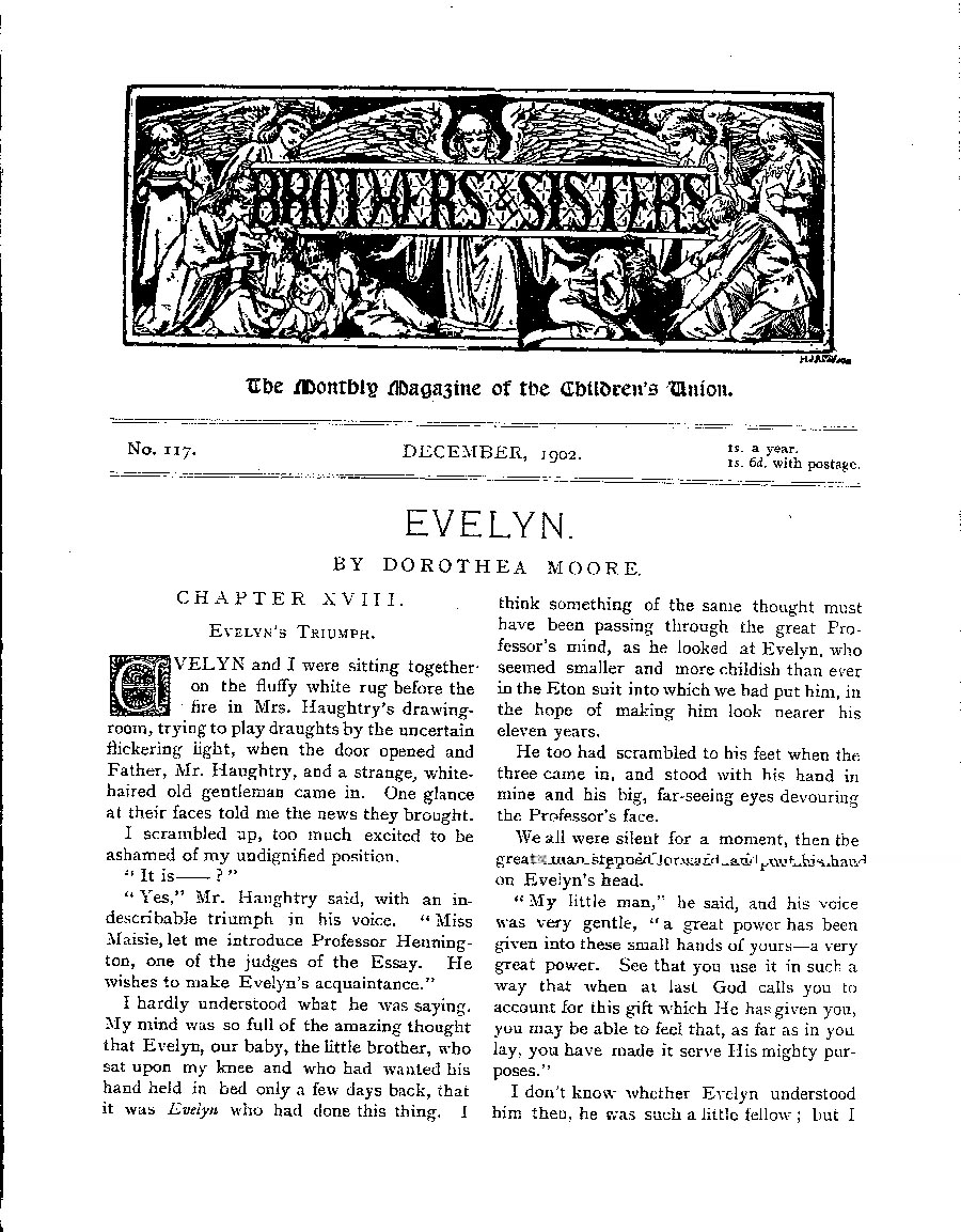 Brothers and Sisters December 1902 - page 1