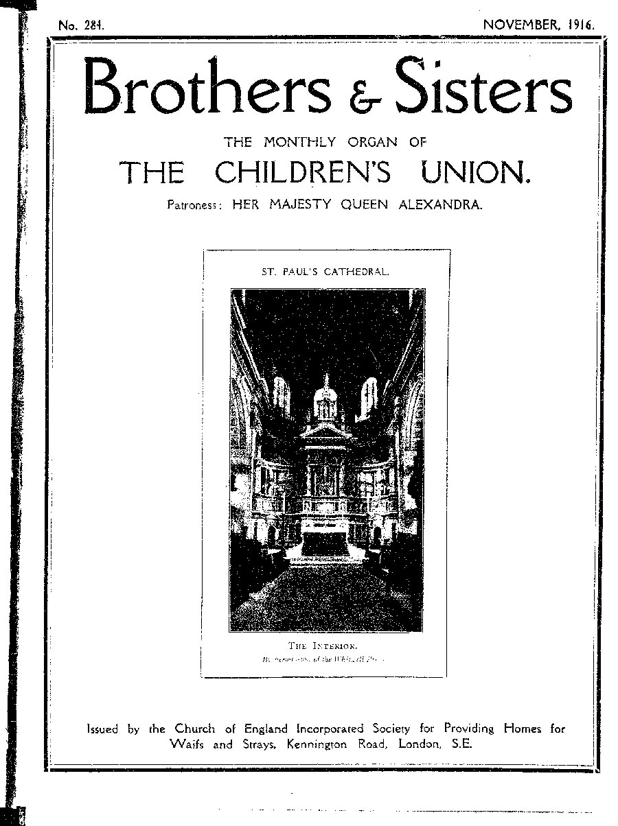 Brothers and Sisters November 1916 - page 1