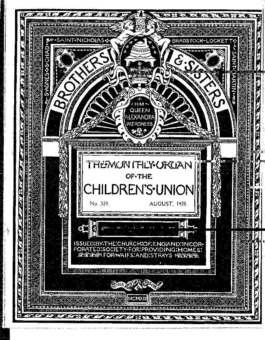 Brothers and Sisters August 1920 - page 1