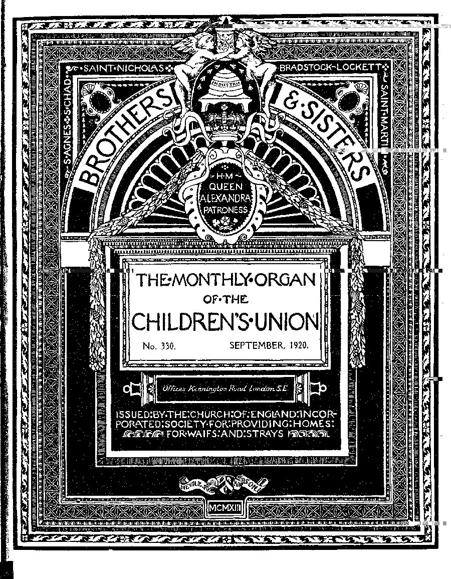 Brothers and Sisters September 1920 - page 1