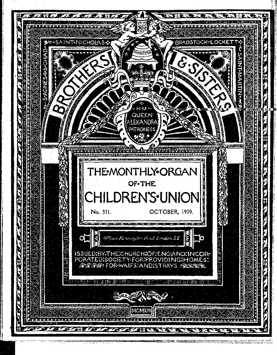 Brothers and Sisters October 1920 - page 1