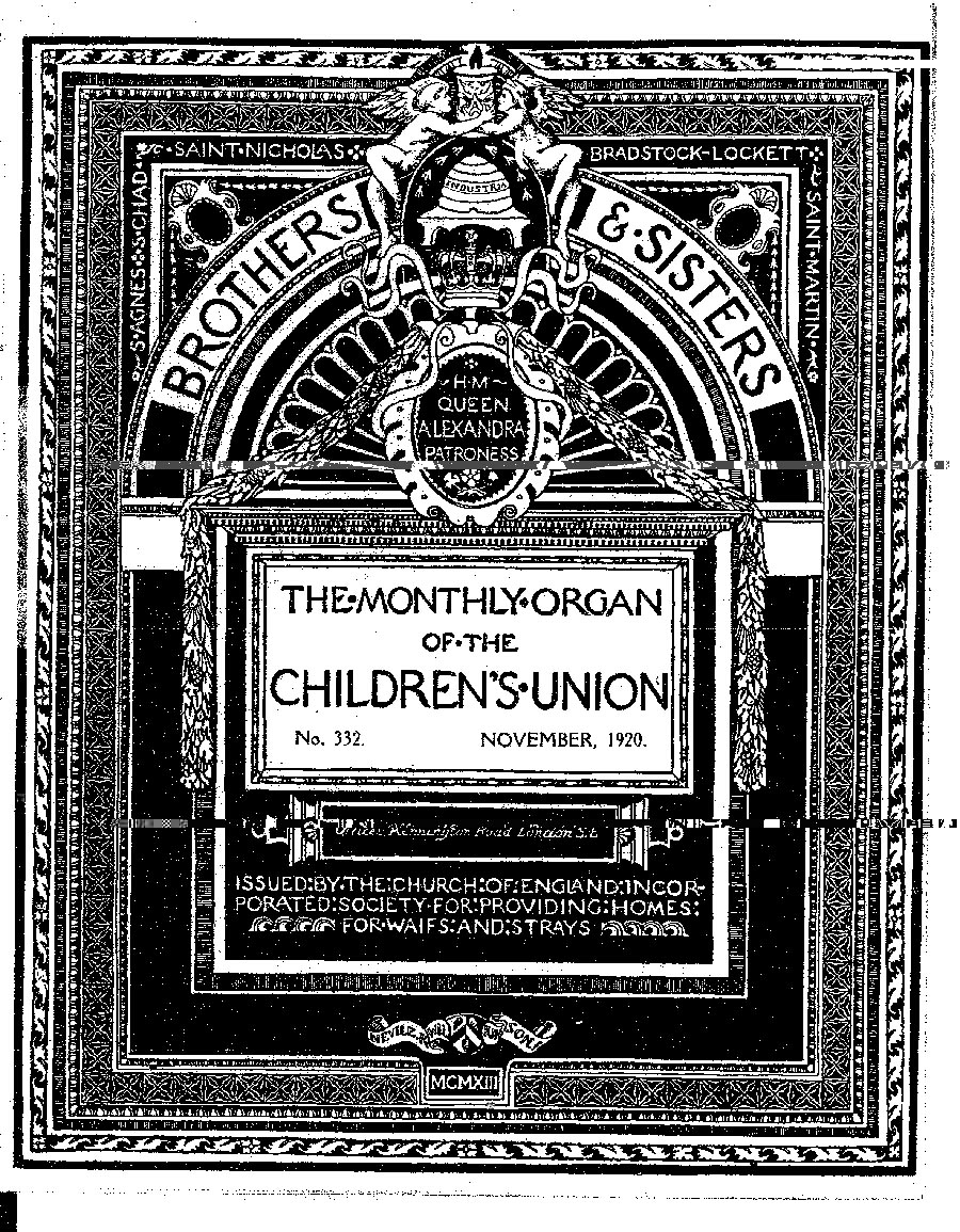 Brothers and Sisters November 1920 - page 1