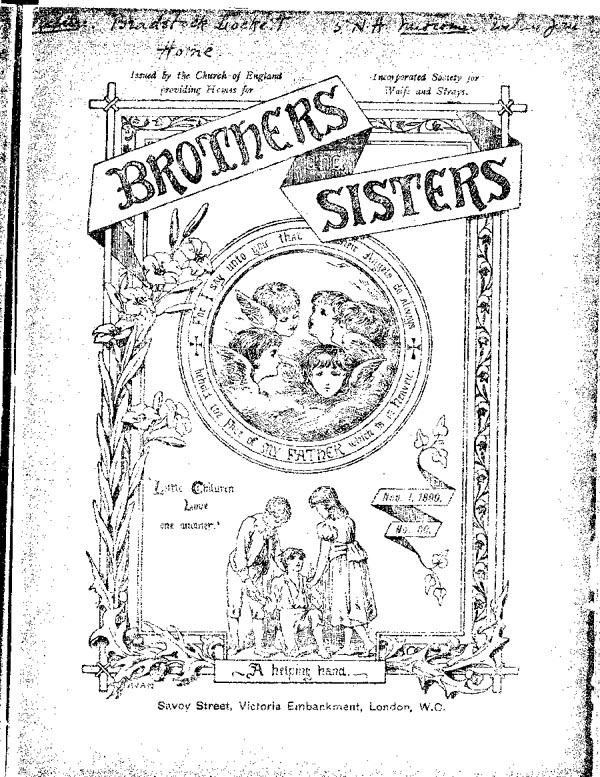 Brothers and Sisters November 1899 - page 1