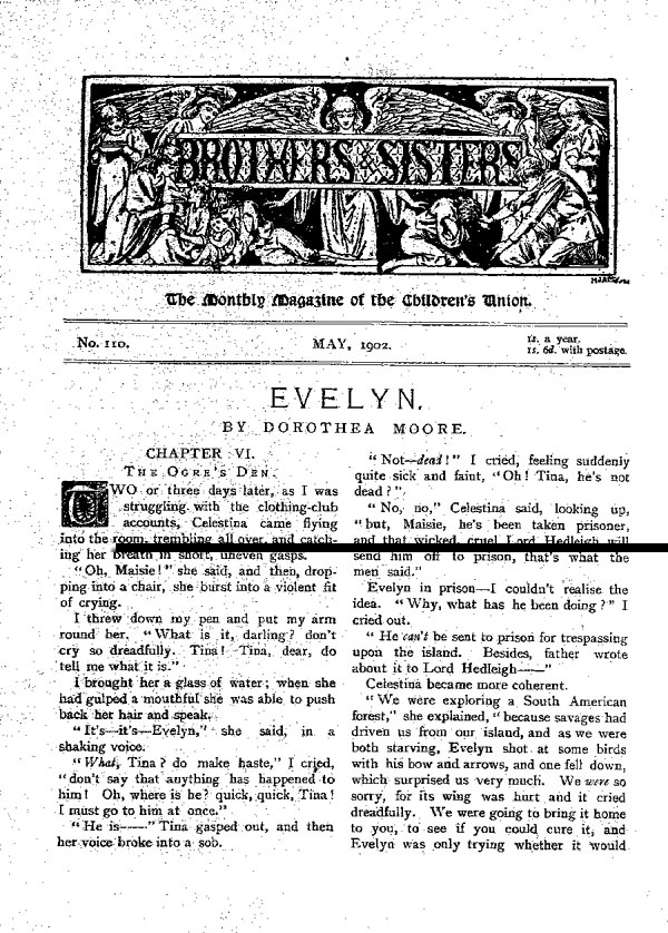 Brothers and Sisters May 1902 - page 1