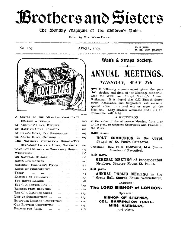 Brothers and Sisters April 1907 - page 1