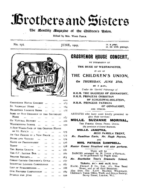 Brothers and Sisters June 1907 - page 1