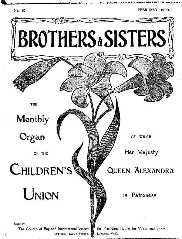 Brothers and Sisters February 1909 - page 1