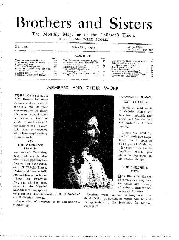 Brothers and Sisters March 1914 - page 1