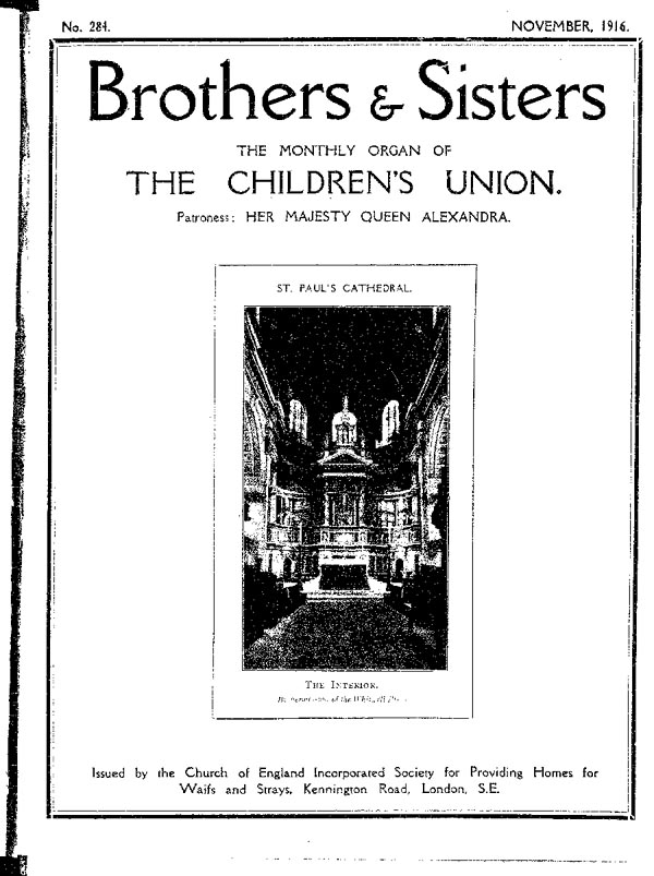 Brothers and Sisters November 1916 - page 1