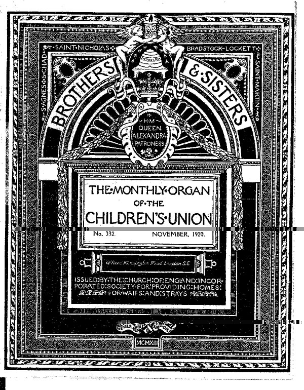 Brothers and Sisters November 1920 - page 1