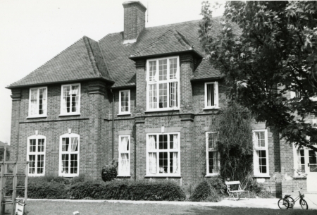 A view of the back of the building and part of the garden when it was a Nursery.
