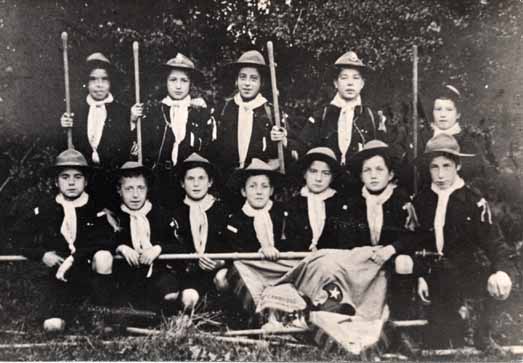 Boys on Scout camp