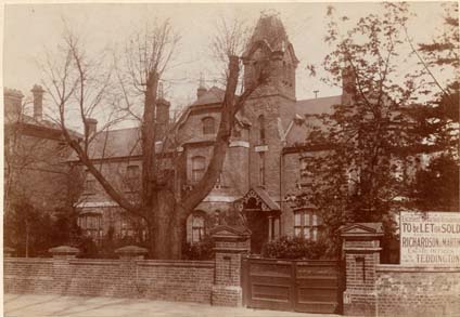 Front view of the Home around the time the Society acquired the building