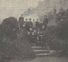 In the garden of the St Leonards Home