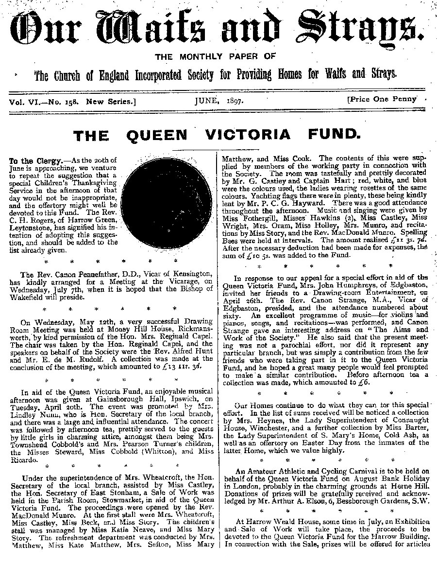 Our Waifs and Strays June 1897 - page 92