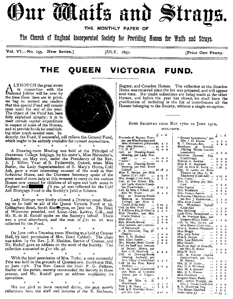 Our Waifs and Strays July 1897 - page 108