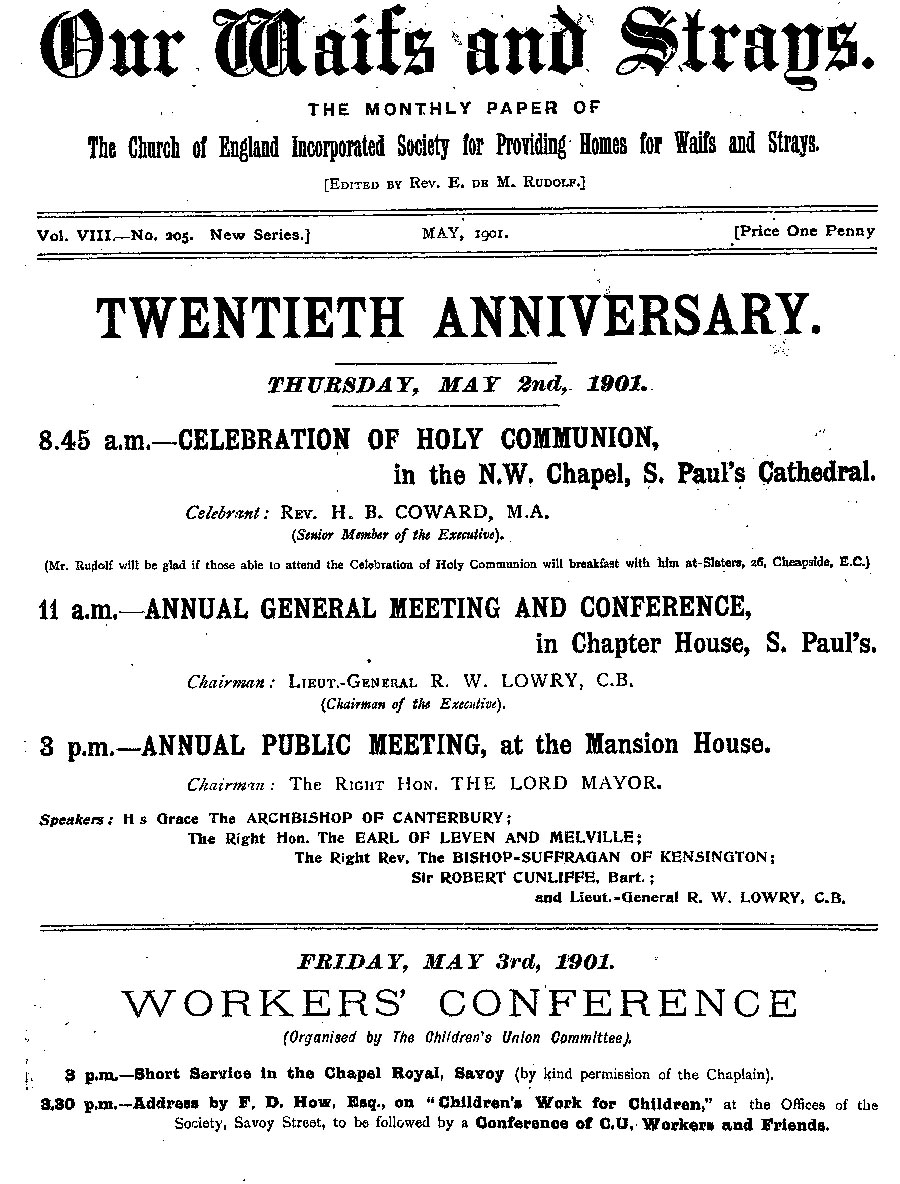 Our Waifs and Strays May 1901 - page 85