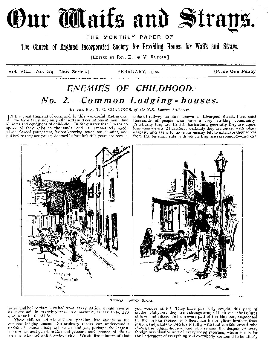Our Waifs and Strays February 1902 - page 18