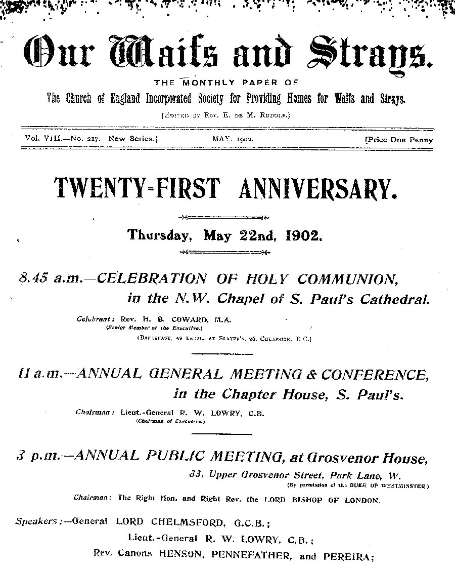 Our Waifs and Strays May 1902 - page 84