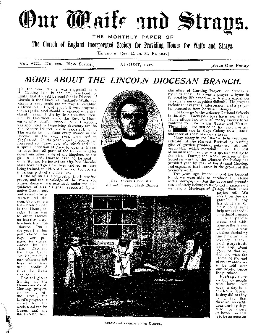 Our Waifs and Strays July 1902 - page 146
