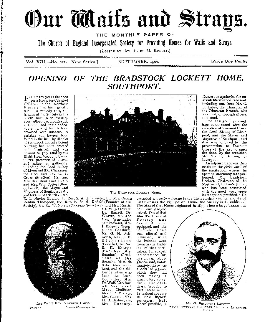 Our Waifs and Strays August 1902 - page 164