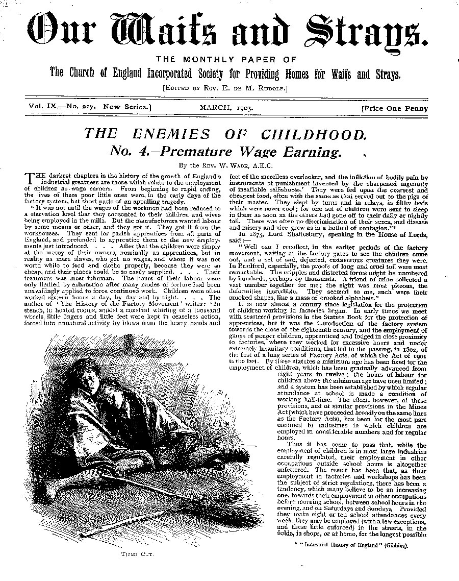 Our Waifs and Strays March 1903 - page 49