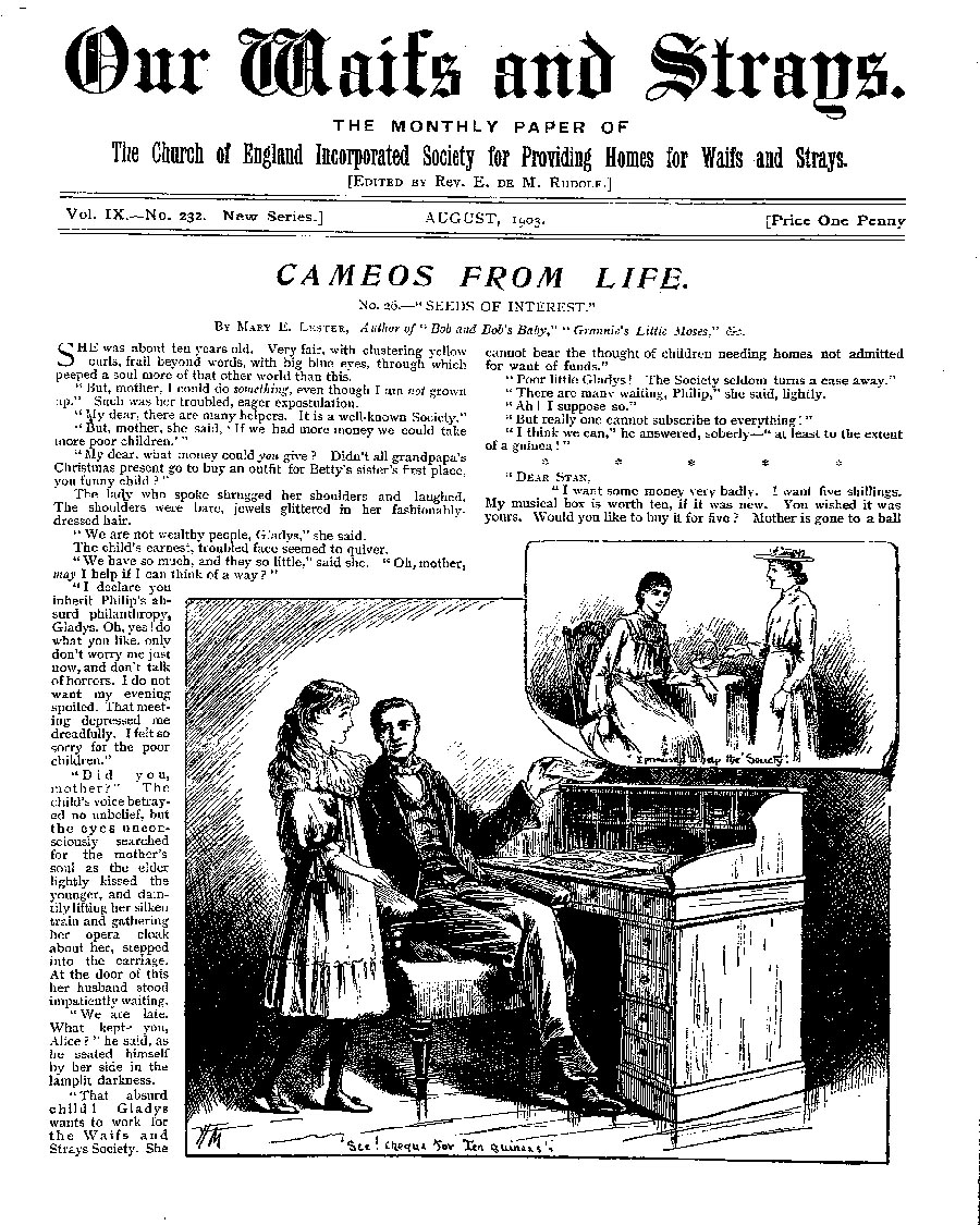 Our Waifs and Strays August 1903 - page 147