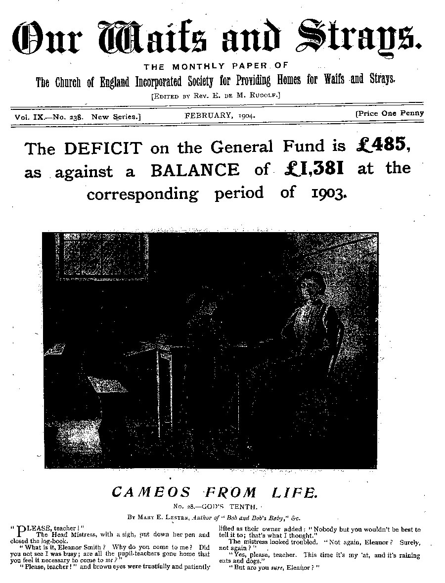 Our Waifs and Strays February 1904 - page 19