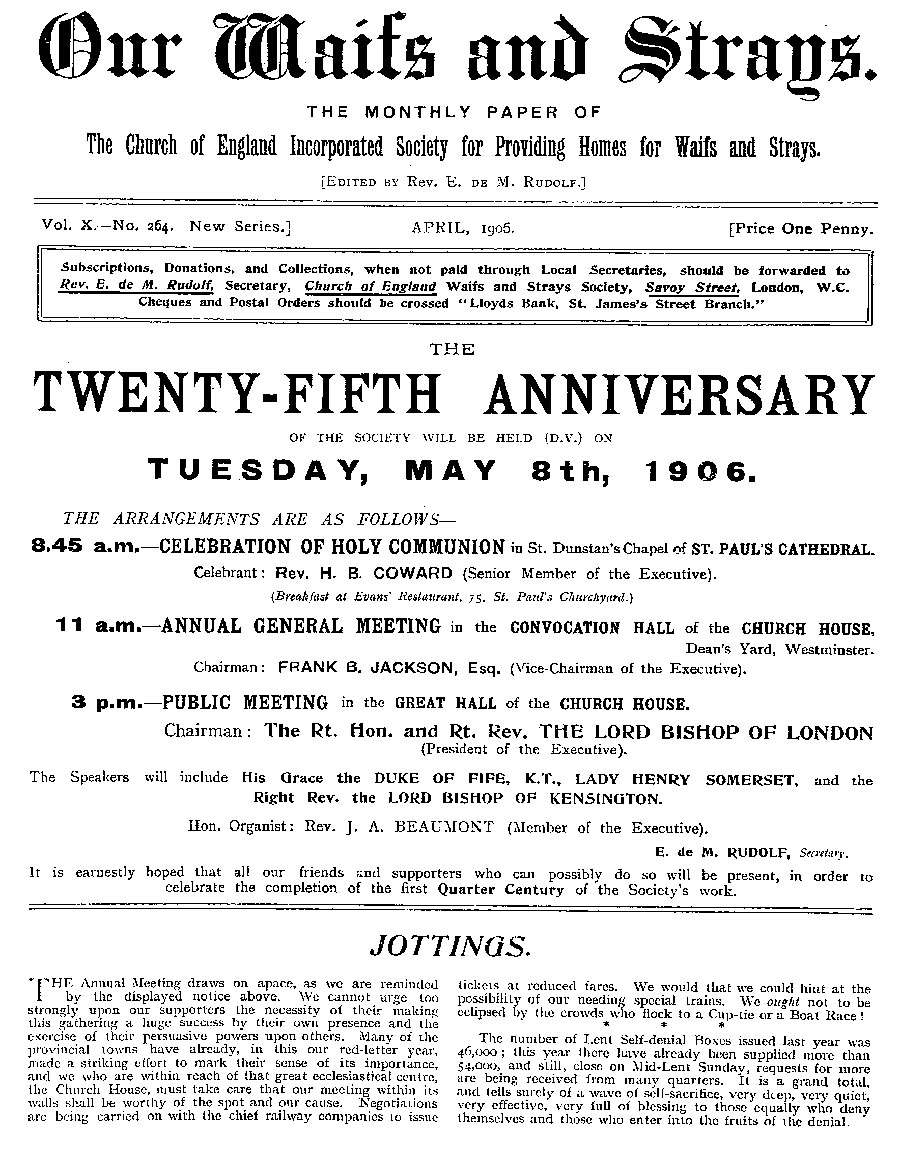 Our Waifs and Strays April 1906 - page 56