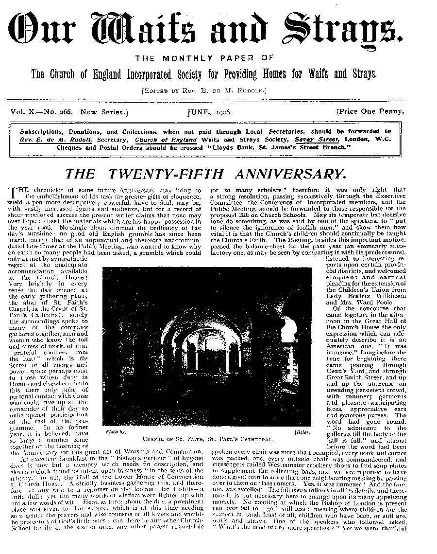 Our Waifs and Strays June 1906 - page 92