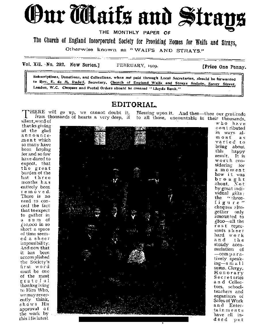 Our Waifs and Strays February 1909 - page 28