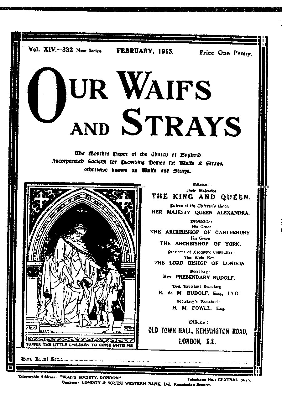 Our Waifs and Strays February 1913 - page 30