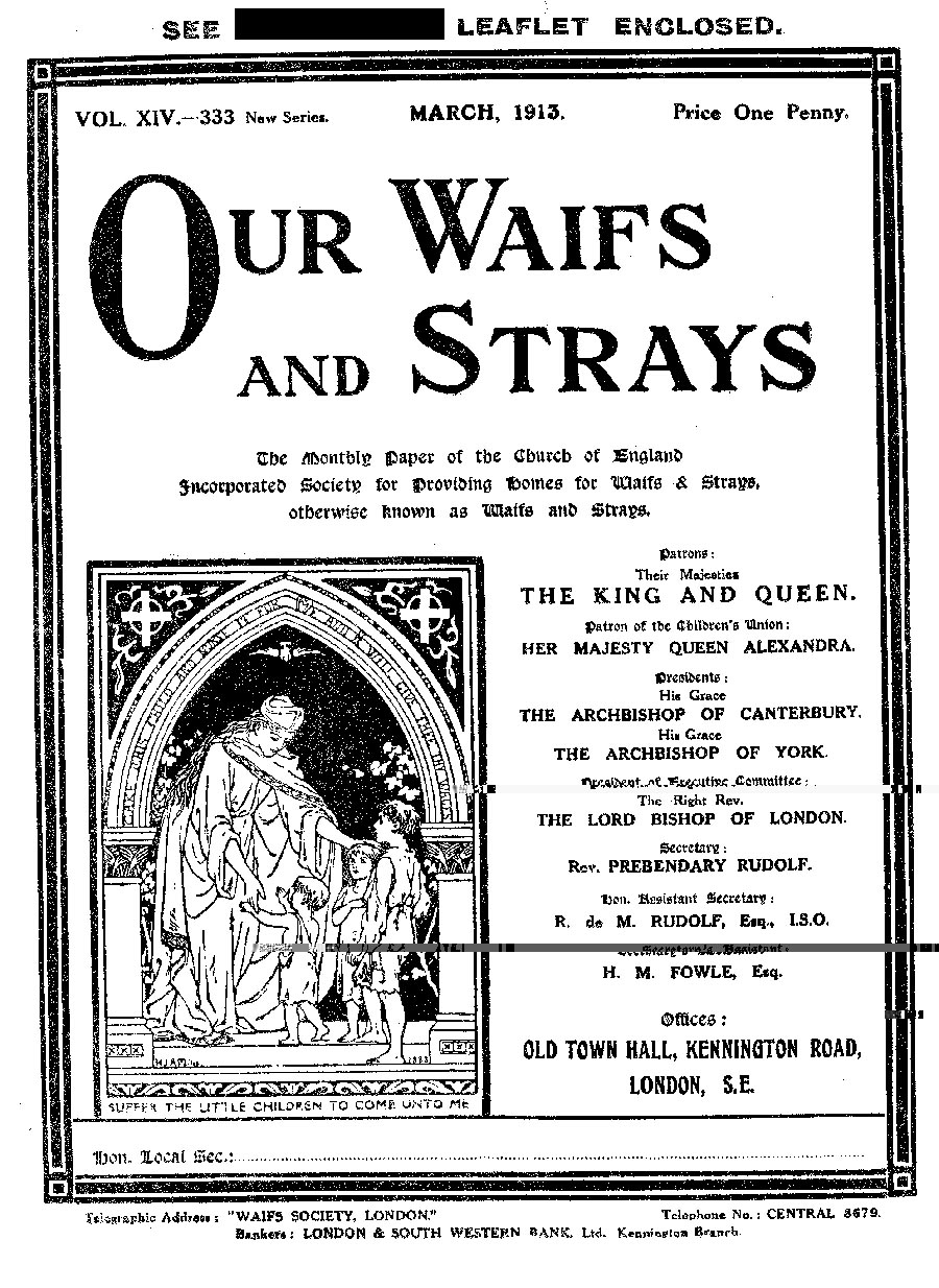 Our Waifs and Strays March 1913 - page 58