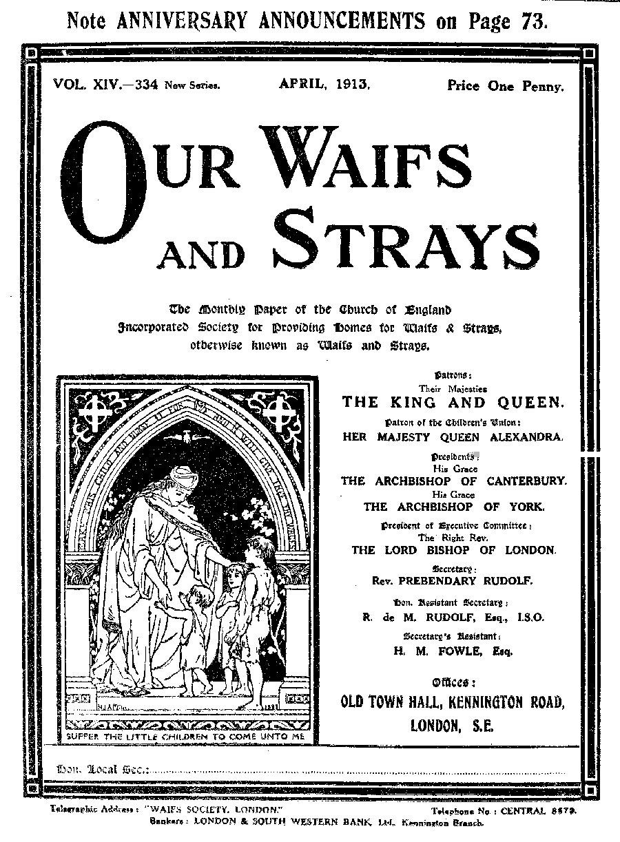 Our Waifs and Strays April 1913 - page 86