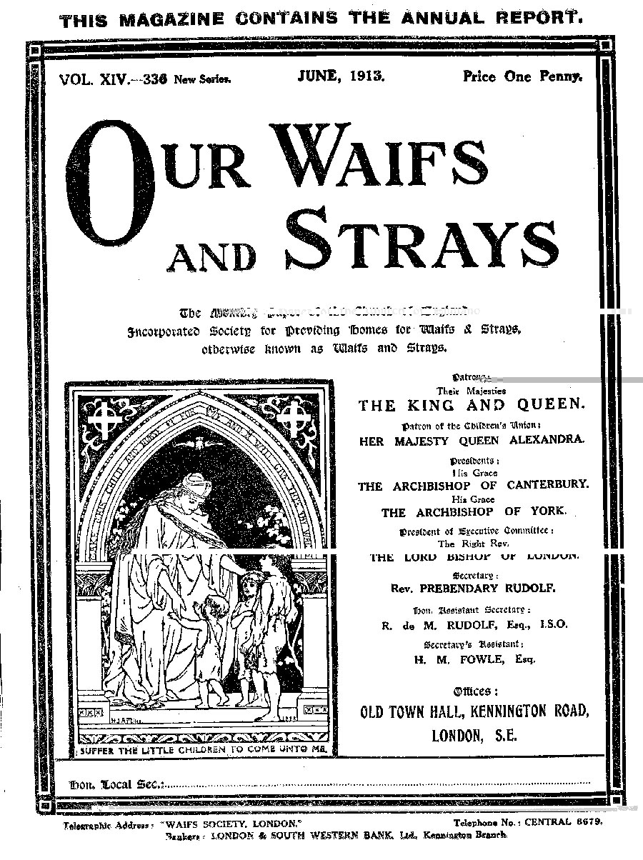Our Waifs and Strays June 1913 - page 142