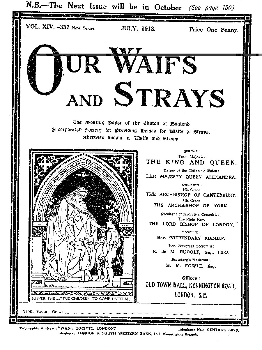 Our Waifs and Strays July 1913 - page 172