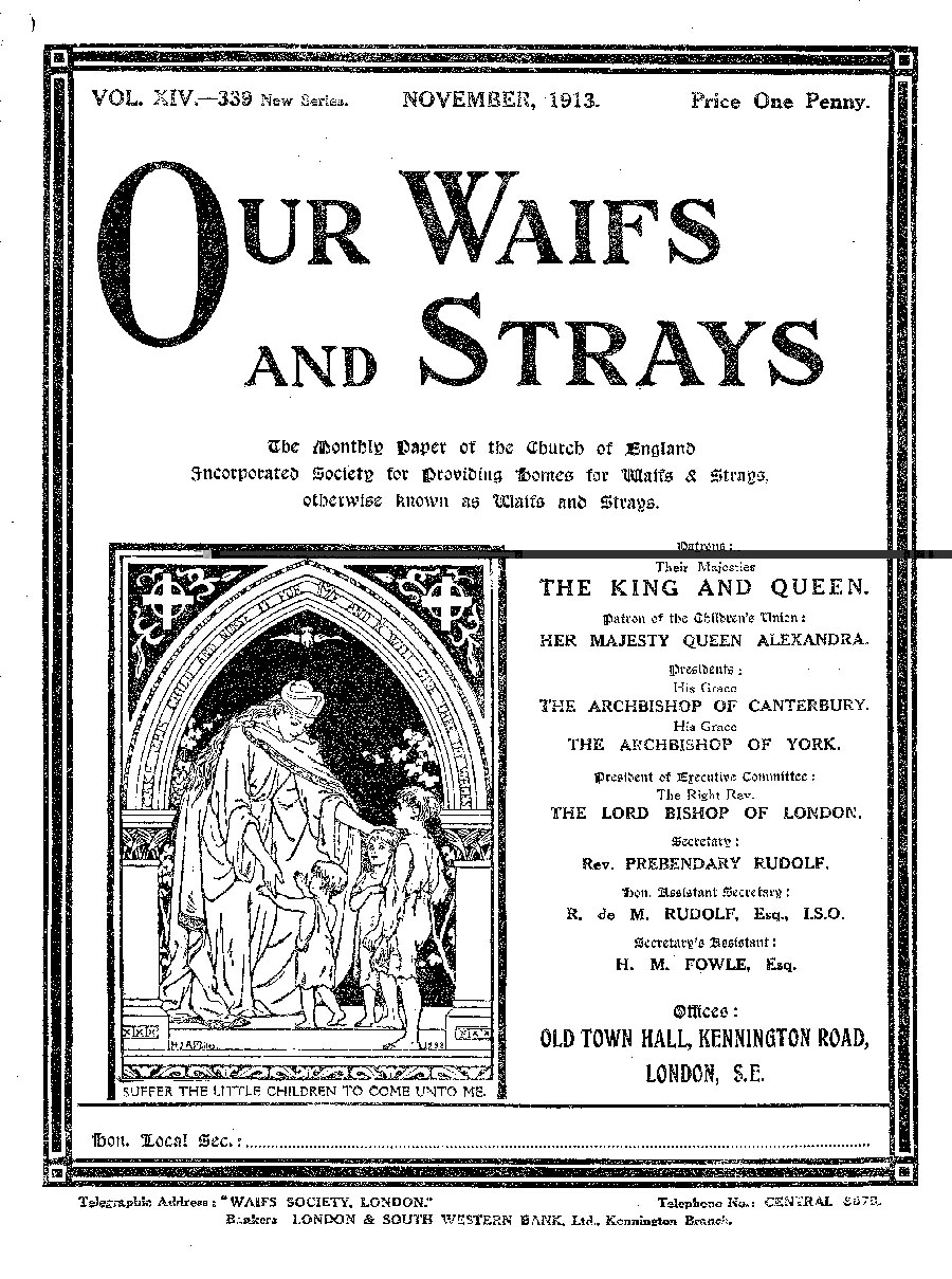 Our Waifs and Strays November 1913 - page 232