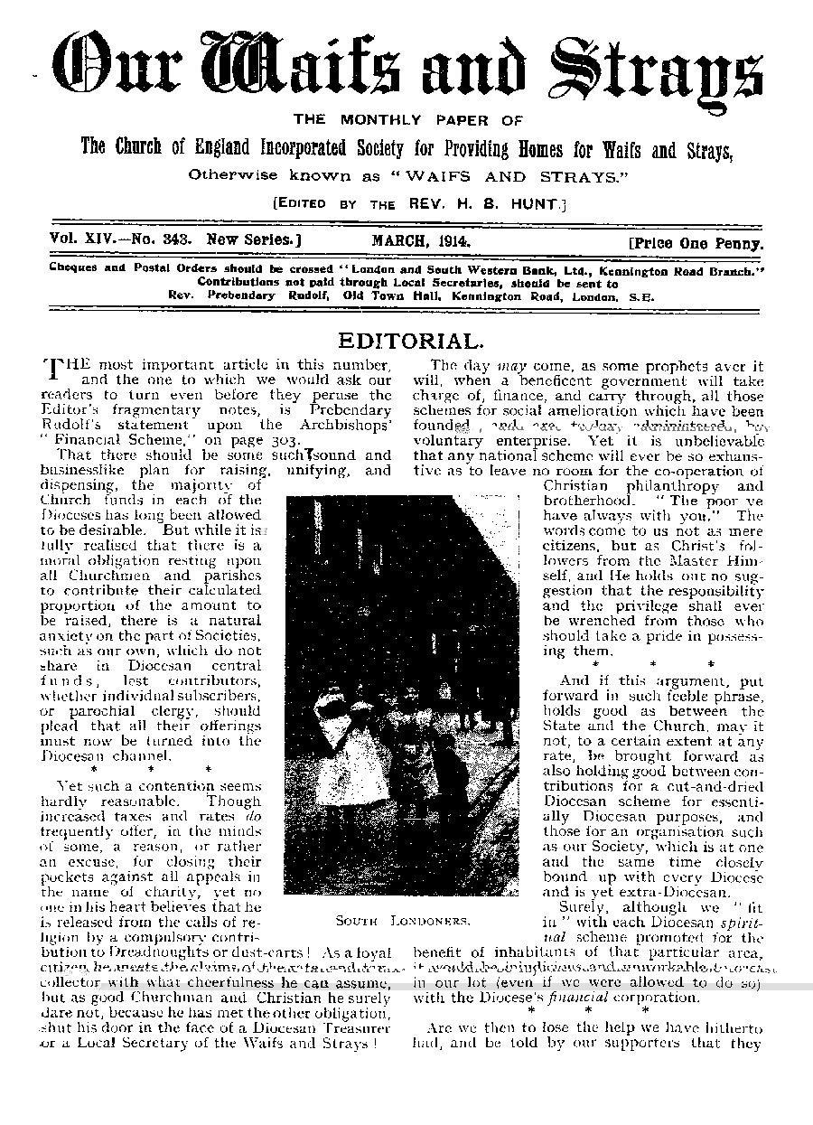 Our Waifs and Strays March 1914 - page 59