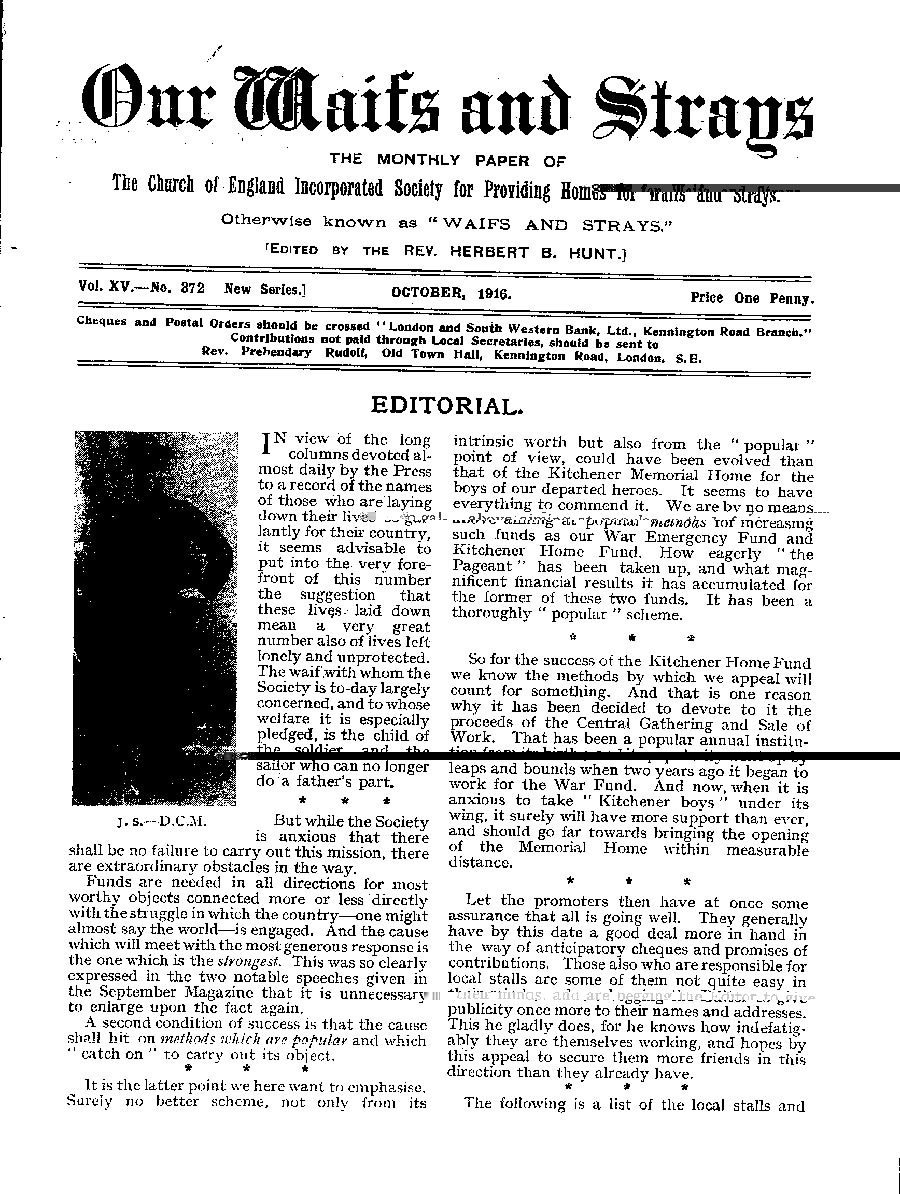 Our Waifs and Strays October 1916 - page 187