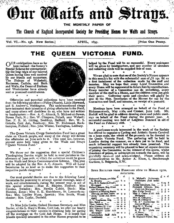 Our Waifs and Strays April 1897 - page 61