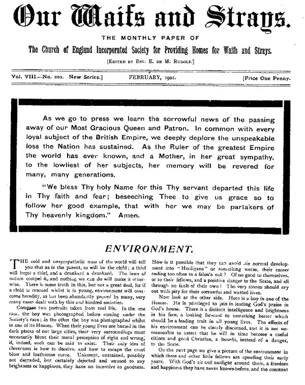 Our Waifs and Strays February 1901 - page 19