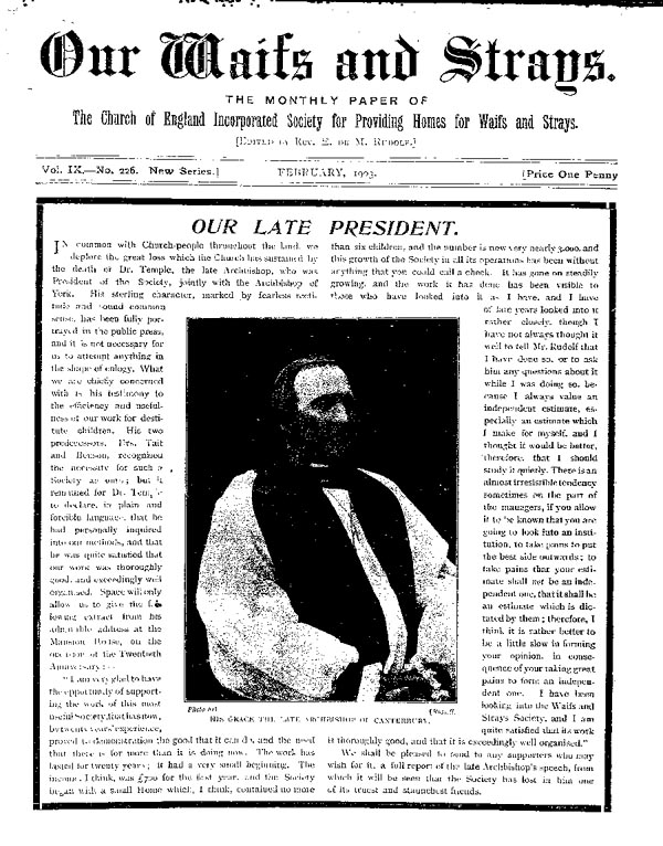 Our Waifs and Strays February 1903 - page 20