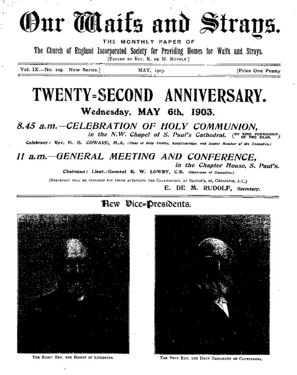 Our Waifs and Strays May 1903 - page 85