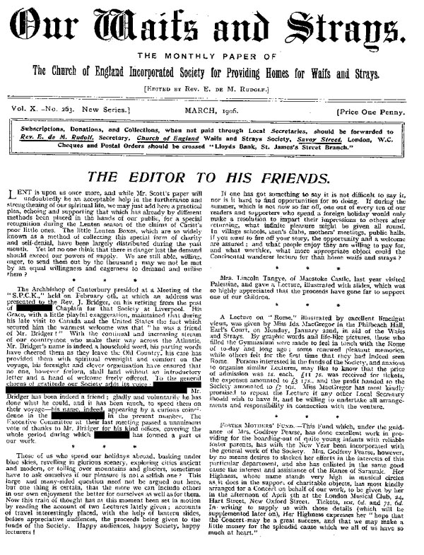 Our Waifs and Strays March 1906 - page 38