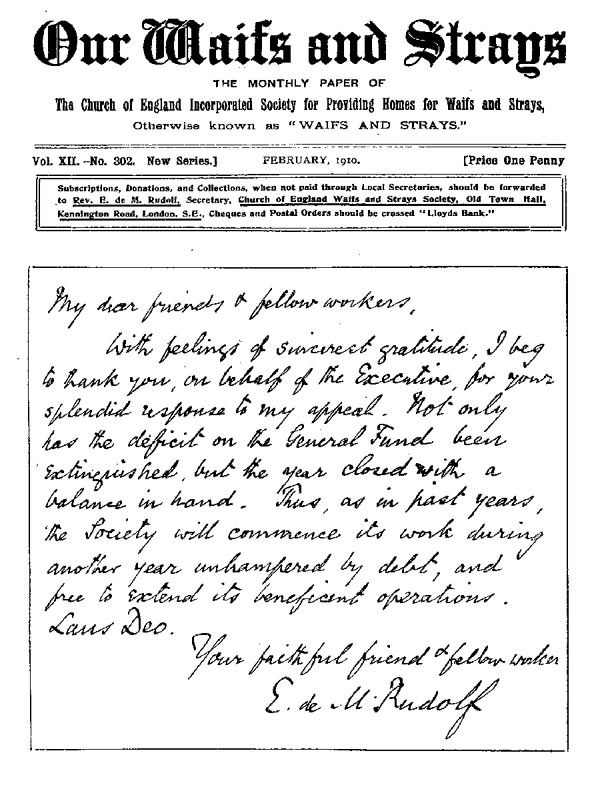 Our Waifs and Strays February 1910 - page 26