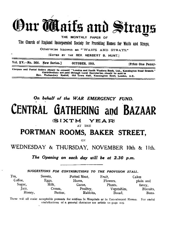 Our Waifs and Strays October 1915 - page 235