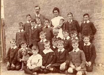 Most children's homes had their own family pet, and no group photograph was complete without them.